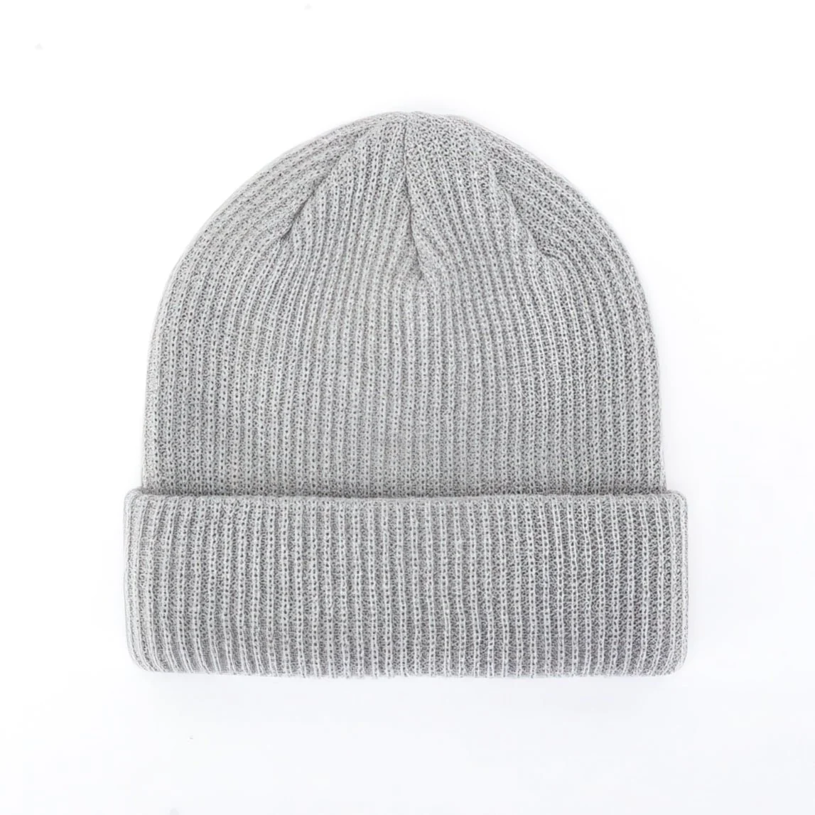 Gray Ribbed Void Beanie - Image 4