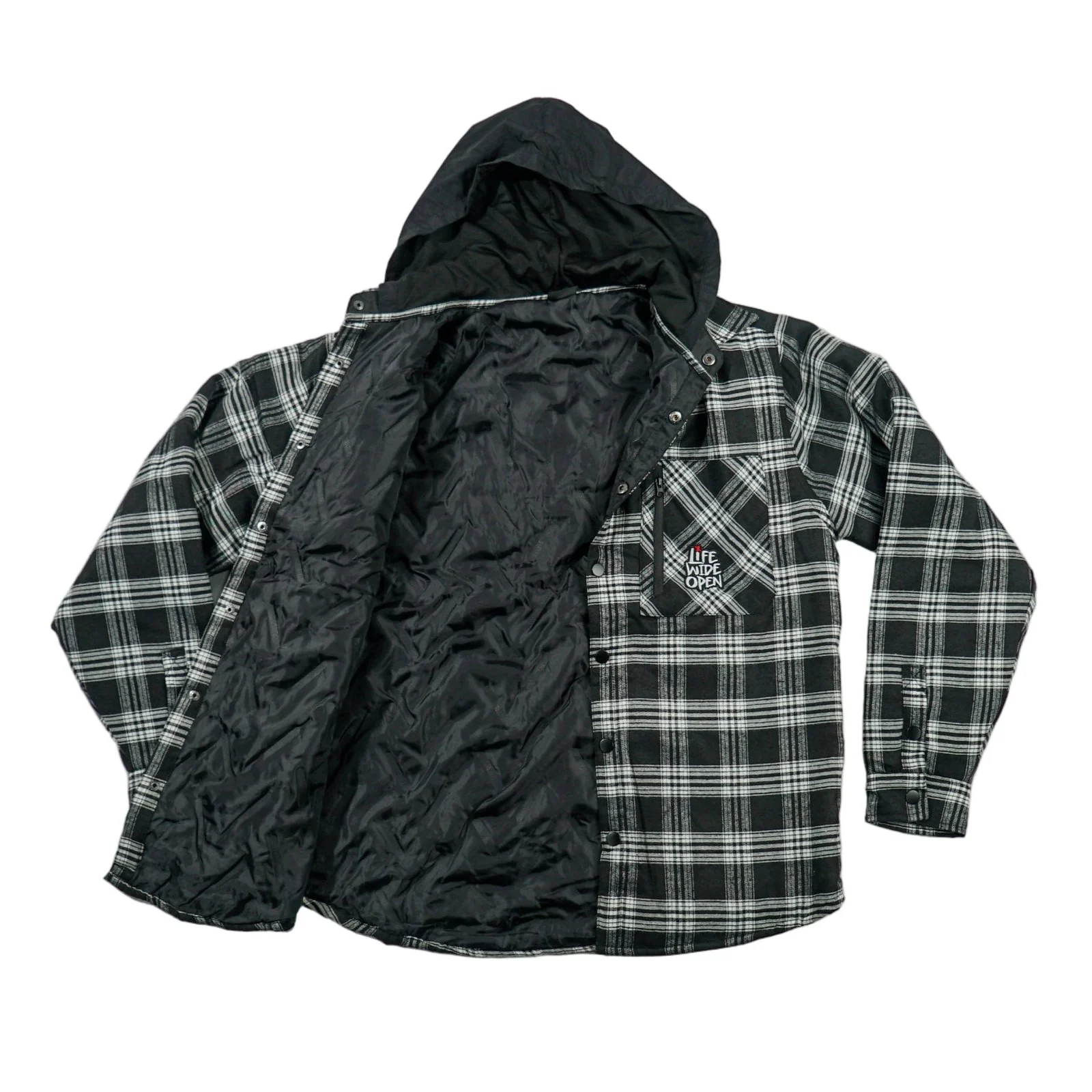 LWO Black Flannel Jacket - Image 4