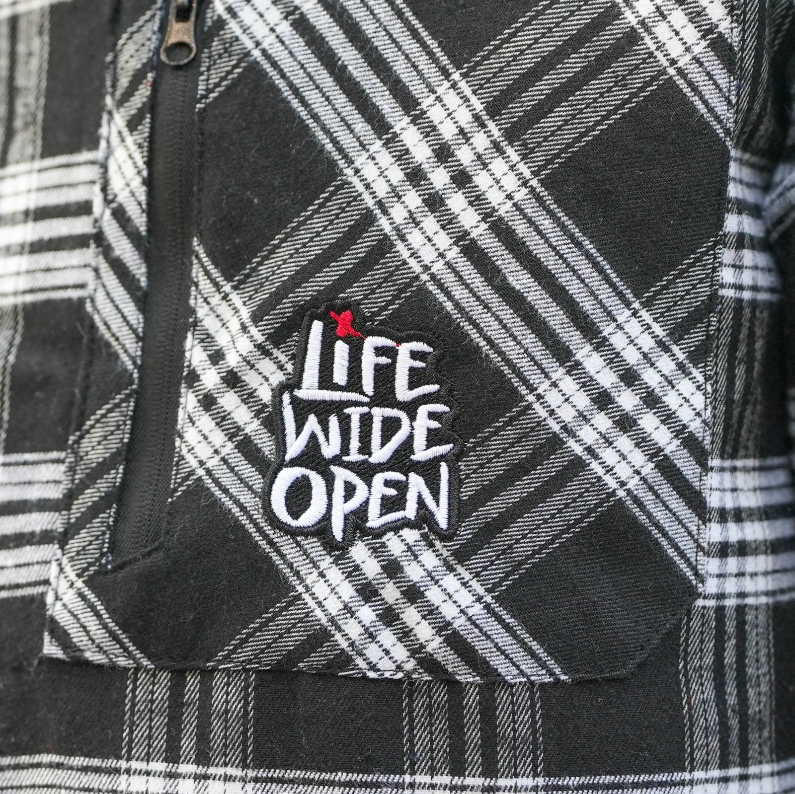 LWO Black Flannel Jacket - Image 8