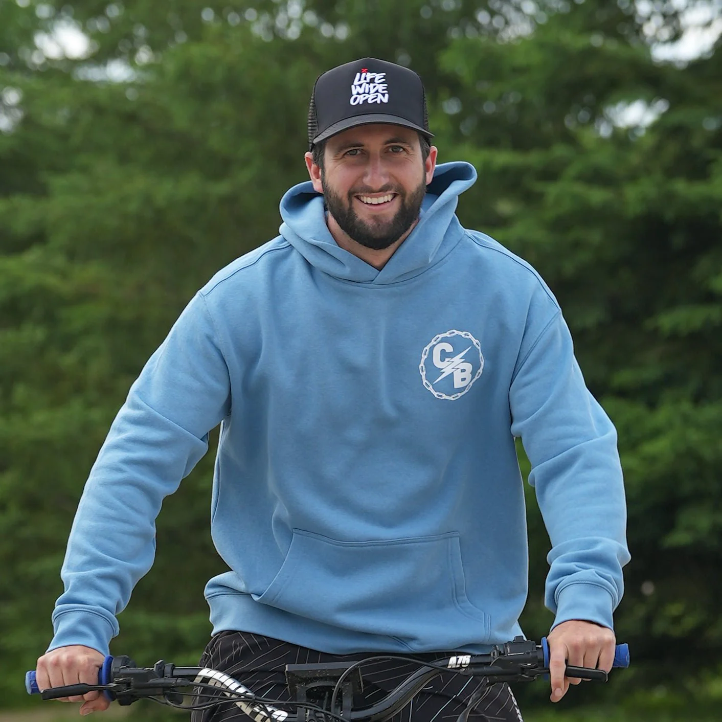 LWO Red X Curved Brim  Embroidery Hat - Image 4