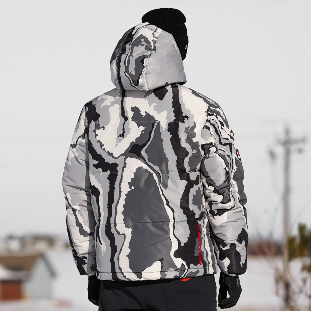 Frost Camo Puffer Jacket - Image 3