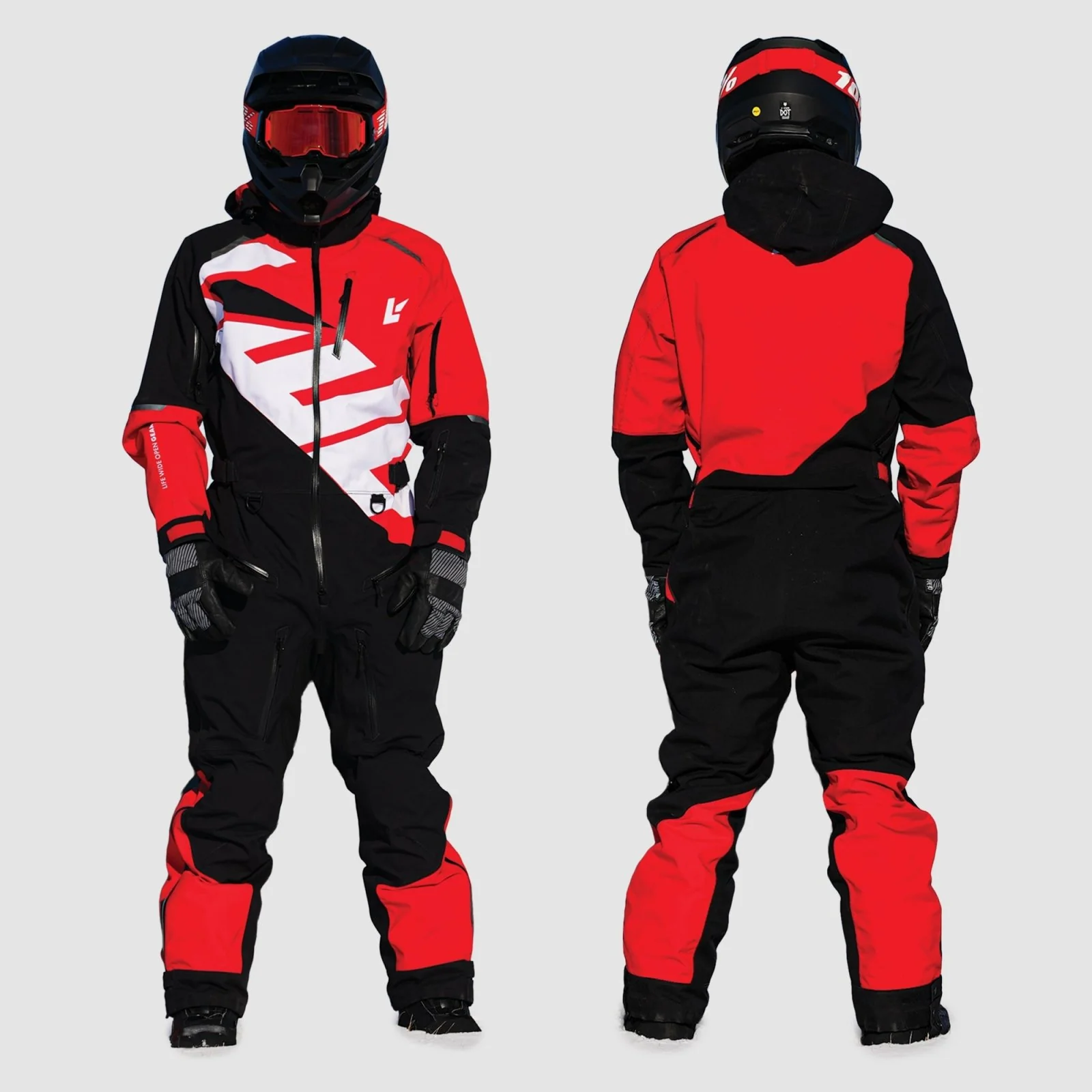 Aura Red Mono suit - Image 12