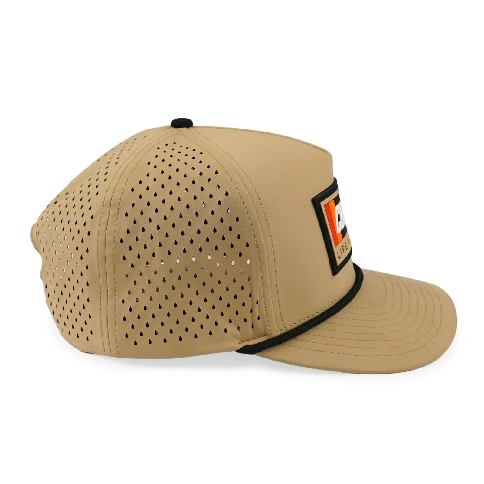 Tan/Black Rope Performance Snapback - Image 3